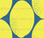 Simple Lemon Pattern in Lemon Yellow and Royal Blue Bright and Vibrant Pop Art Inspired Image