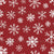 Winter Snowflakes on Red Image