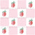 Strawberry checkers pink - so berry sweet Image