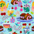 Sweet treats on mint green Image