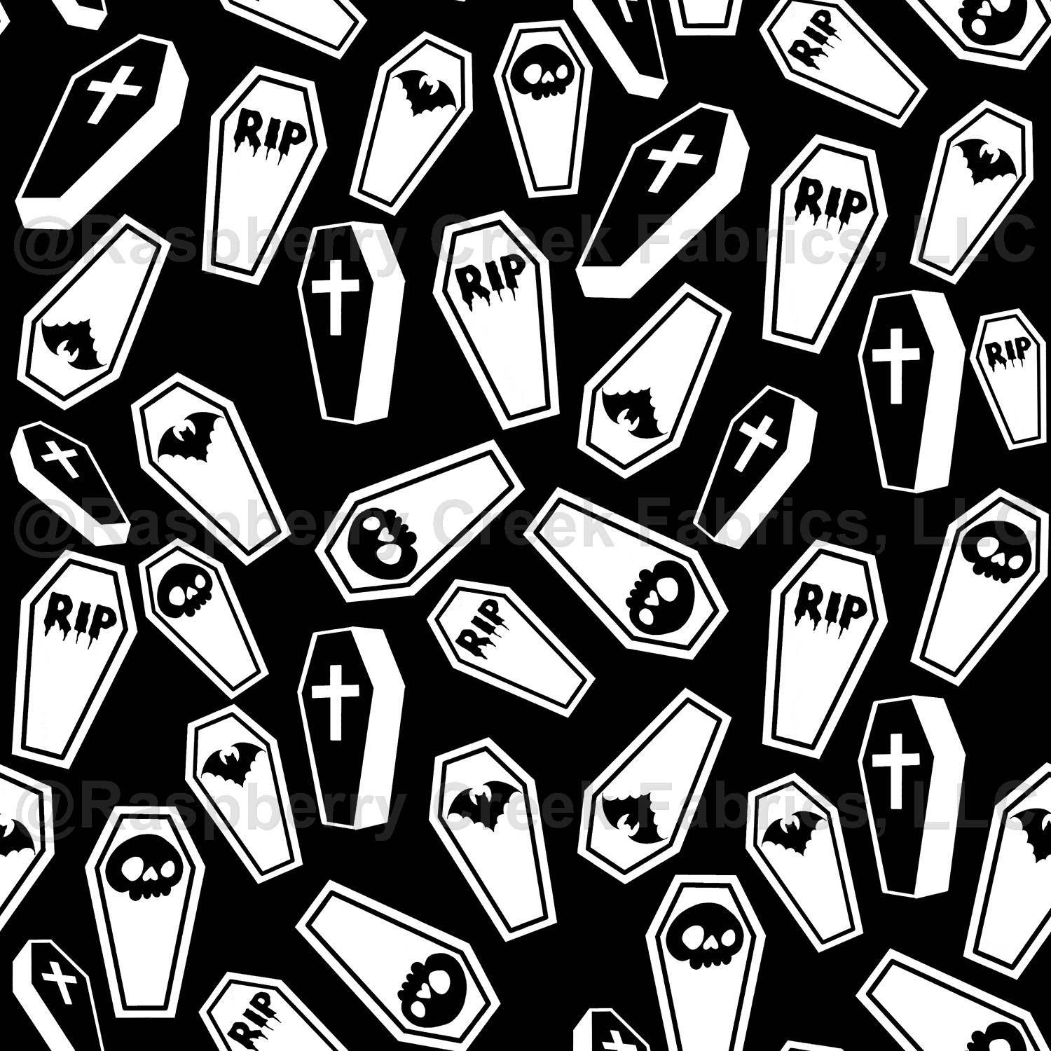 Coffin Pattern Seamless In Simple Style Vector Illustration Background,  Wallpaper, Repeating, Creepy Background Image And Wallpaper for Free  Download