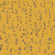 small painted blue dots on yellow background Image