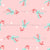 Bows, light pink, painterly, candy canes, pink, girls, winter, holiday, Christmas, kids Image