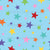 Rainbow Stars Light Blue Image