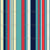 An Adventure In Birding Collection-Basic Stripes-Multi-colored Lines-Turquoise, Navy, Turquoise, Red, Off-White Mid-Century Blues Palette Image