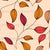 Leaves and Stems - Peach Image