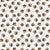 Watercolor Acorns, brown, tan, on off white, Fall, Autumn Image