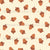 Acorn Toss in Terracotta on Cream, Cozy Season by Andrea Davidson Image