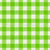 Checkered Tablecloth Green and White Image