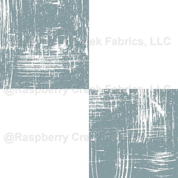 Striped Check Raspberry Steel Blue Textured Check - Raspberry Creek Fabrics