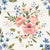 Spring Watercolor Pink and Blue Floral Image