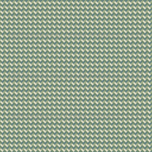 Ziz zag pattern in green tones, small size - Raspberry Creek Fabrics