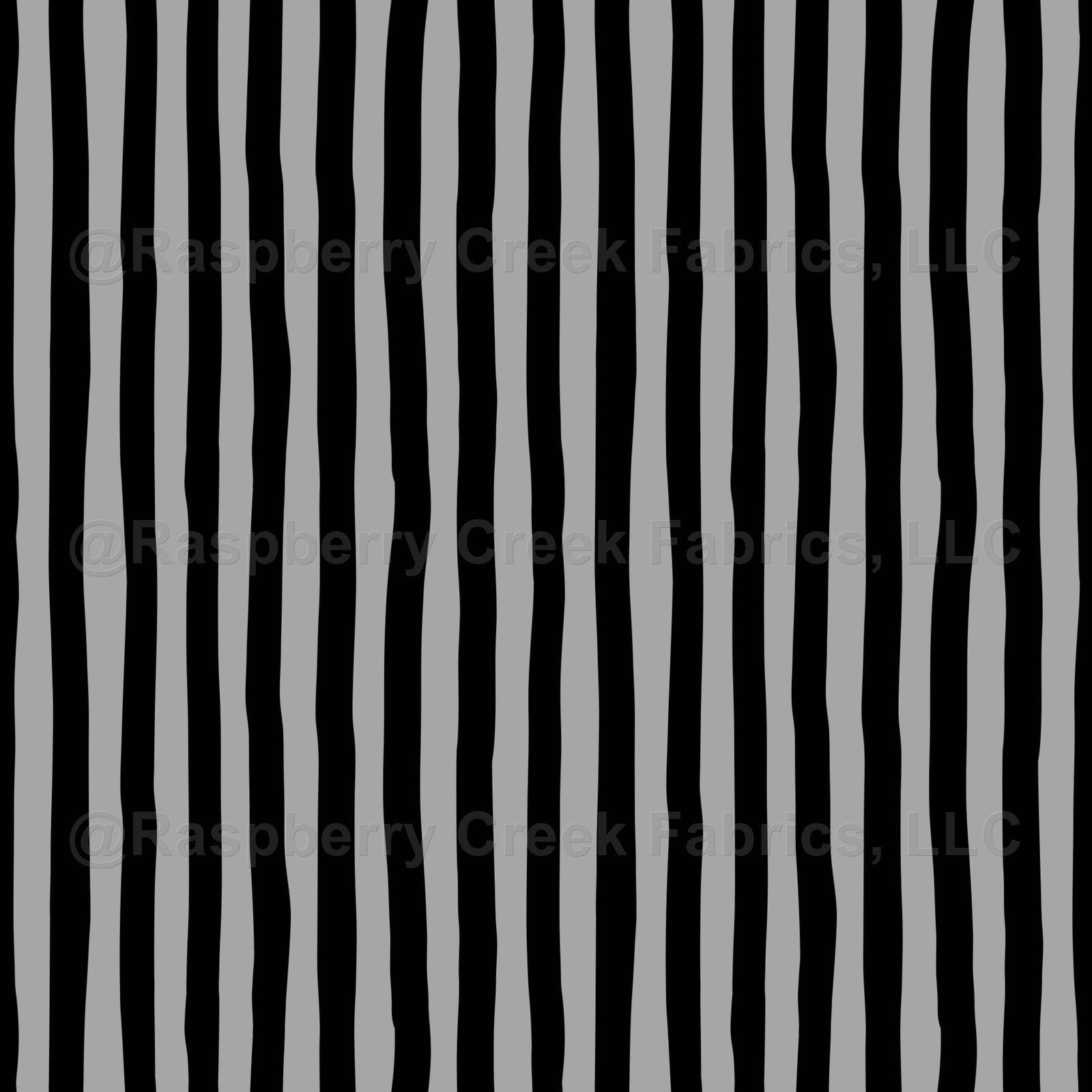 Gray & Black Wonky Stripes