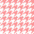 Houndstooth pattern, Pink and White Image