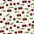 Red Cherry, Pattern Of Cherries, Leaves, Fruit Image