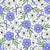 Coquette Meadow Wildflower Floral in Periwinkle Image