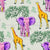 Elephants Giraffes Safari Savannah Animals Sage Green Background Image