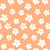 Ditsy Floral on Orange Image