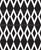 Simply Black and White Harlequin Diamonds White on Black Image