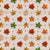 Assorted Autumn Leaves on Taupe Image