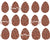 Dinosaur Eggs Directional in Dusty Pink and White Image