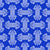 Greek Ornament, Greek Key, White on Blue Image