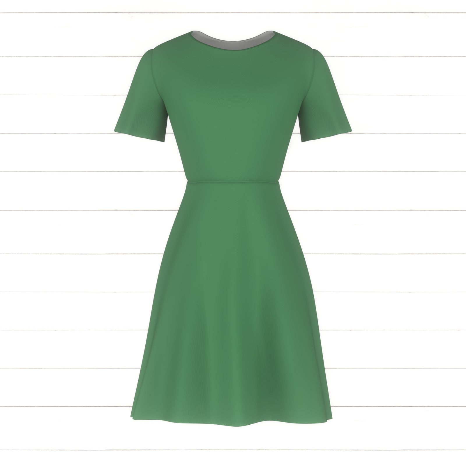 Shamrock Green Solid Color - Preppy Green Plain Color // Golden Greens St Patrick's Day