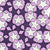 Purple and White Stars on Lavender Image