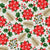 Christmas Poinsettias and Pastel Gray Festive Holiday Botanicals Image