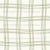 Gingham Tendril, Sage Green and Cream Hand Drawn Check, Tide & Tendril by Susan R Castillo Image