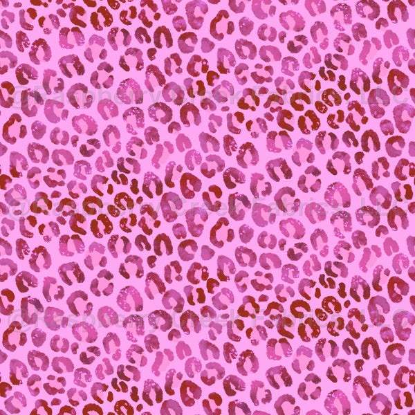 Hot Pink Preppy Leopard Print - Raspberry Creek Fabrics