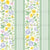 Wildflower Floral Print with Green Accent Stripes - Spring has Sprung collection Image