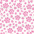 Wild Leopard Animal Dog Paw Prints Pink Valentine Image