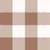 Gingham Check - Mocha Mousse Warm Beige & Ivory White Image
