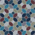 Simple Geometric moroccan tile style shapes multicolored Image