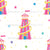 Magical Helter Skelter Carnival Pink – Fairground Tower Print Image