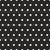 Puppy Dog Floral Black and White Polka Dots Image