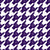 Houndstooth with Rock Hand in Dark Violet Image