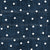 Faux Linen PRINTED Textured Dot Navy Image