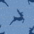 Midnight Reindeers From Christmas Forest Collection in Frosty Blue Color Palette Image