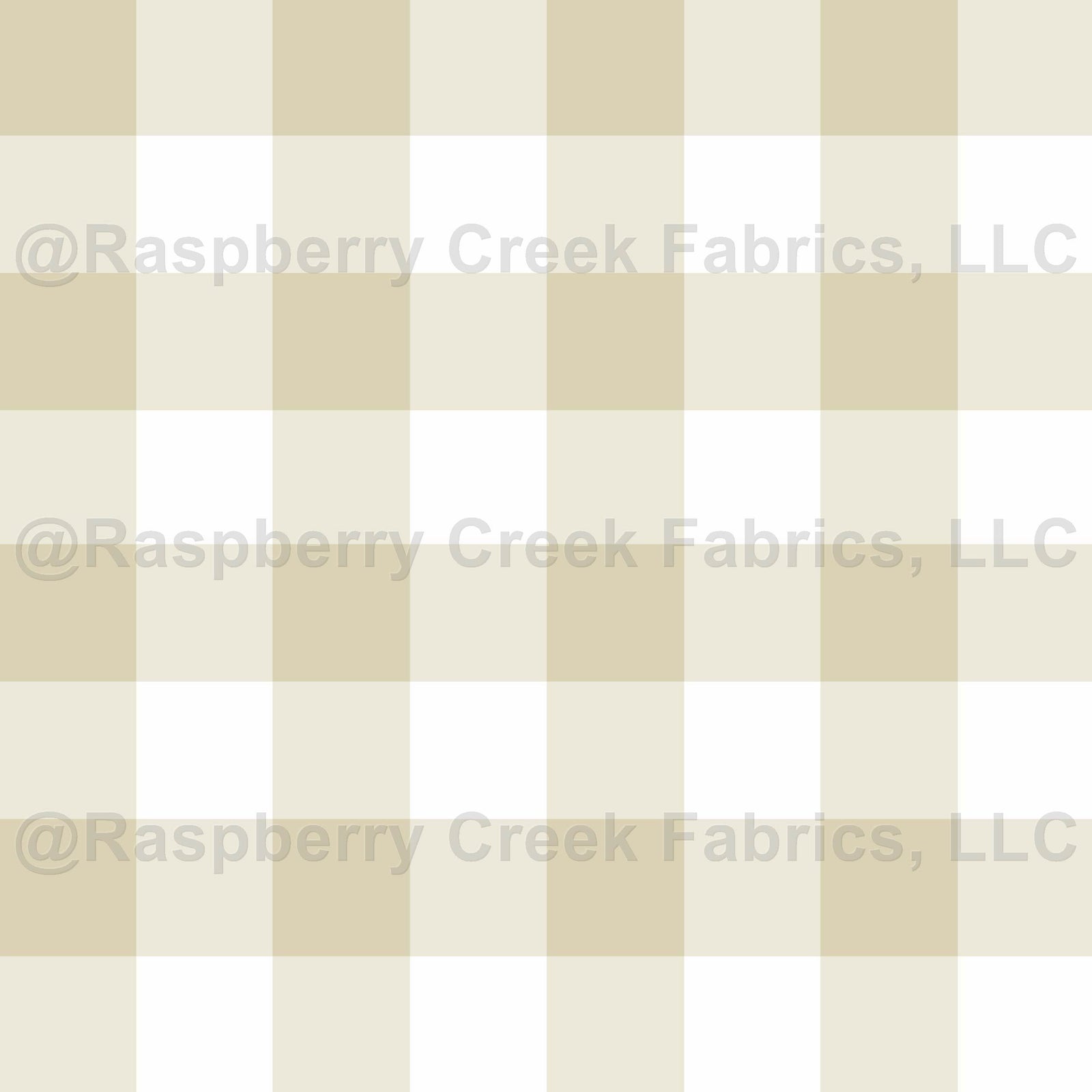 Classic Gingham in Khaki by Tessa Hall