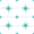 Turquoise Blue Atomic Starburst Mid Century Modern - Bold Collection Image