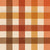 Farmhouse Gingham Checkerboard - Brown, Amber, Rust and Burnt Orange Image