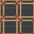 Double windowpane double diamond square checks – diamond casino collection – burgundy red gold black – big fabric projects, cheater quilts, eyecatcher, high contrast, dining room, kitchen, bathroom Image