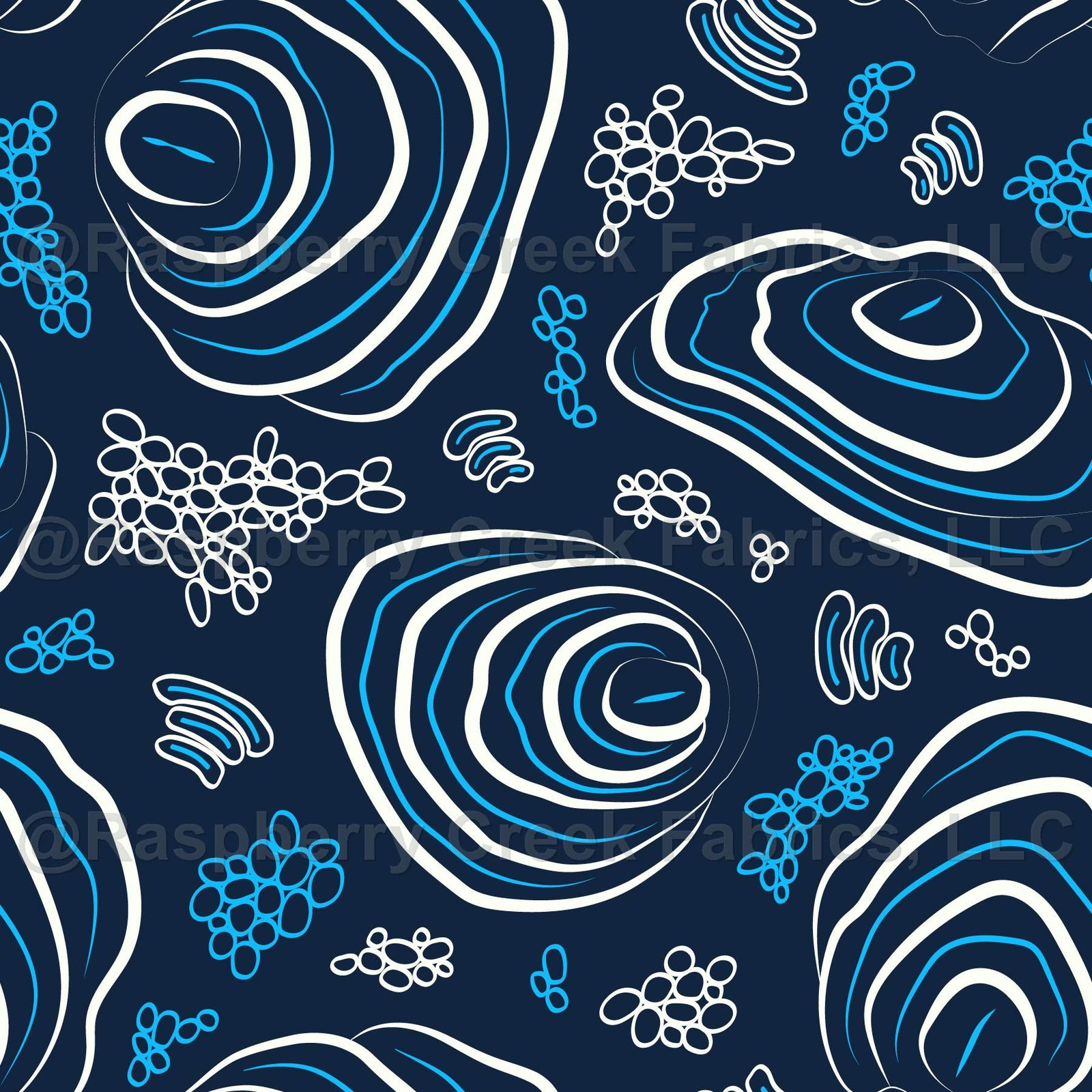 EMPEROR ANGELFISH NAUTICAL SEASIDE FISH NAVY BLUE. Special print for lake house decor or fishing lovers. This pattern represents the fun stripes and colors of the angelfish. Great for a underwater seaside touch, on the beach, or in the bathroom