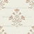Wild Florals Refined Boho Block Print in Tan and Light Beige Tonal Image
