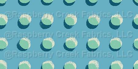 Double Dot aqua blue | August Collection | BuueStudio