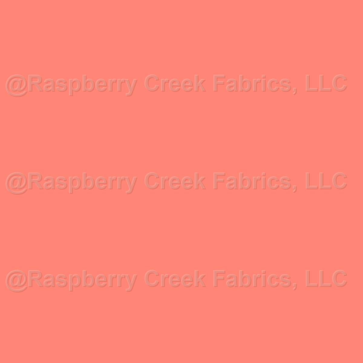 Fusion Coral, Salmon Orange Red {PRINTED Solid Color} // By the Bay