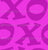 xo valentine - vivid magenta- orchid purple -  hugs kisses - love - friendship - valentines day - kids fun Image