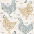 Speckled Farm Chickens in Fall Gold and Cream Image